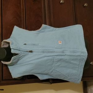 Carhartt Light blue vest size large